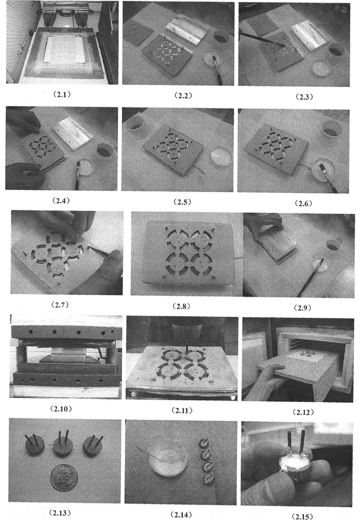 Coaxial high-temperature cofiring ceramic microburner and processing mode thereof