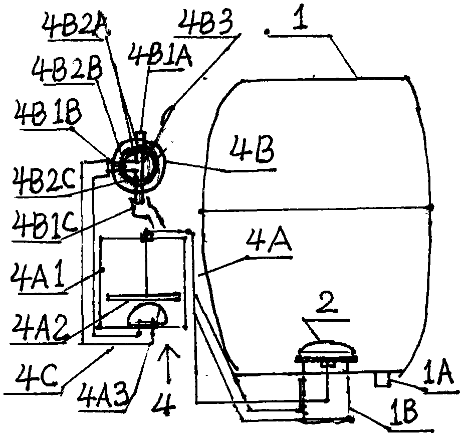 Pressure-storing and energy-saving flushing water tank