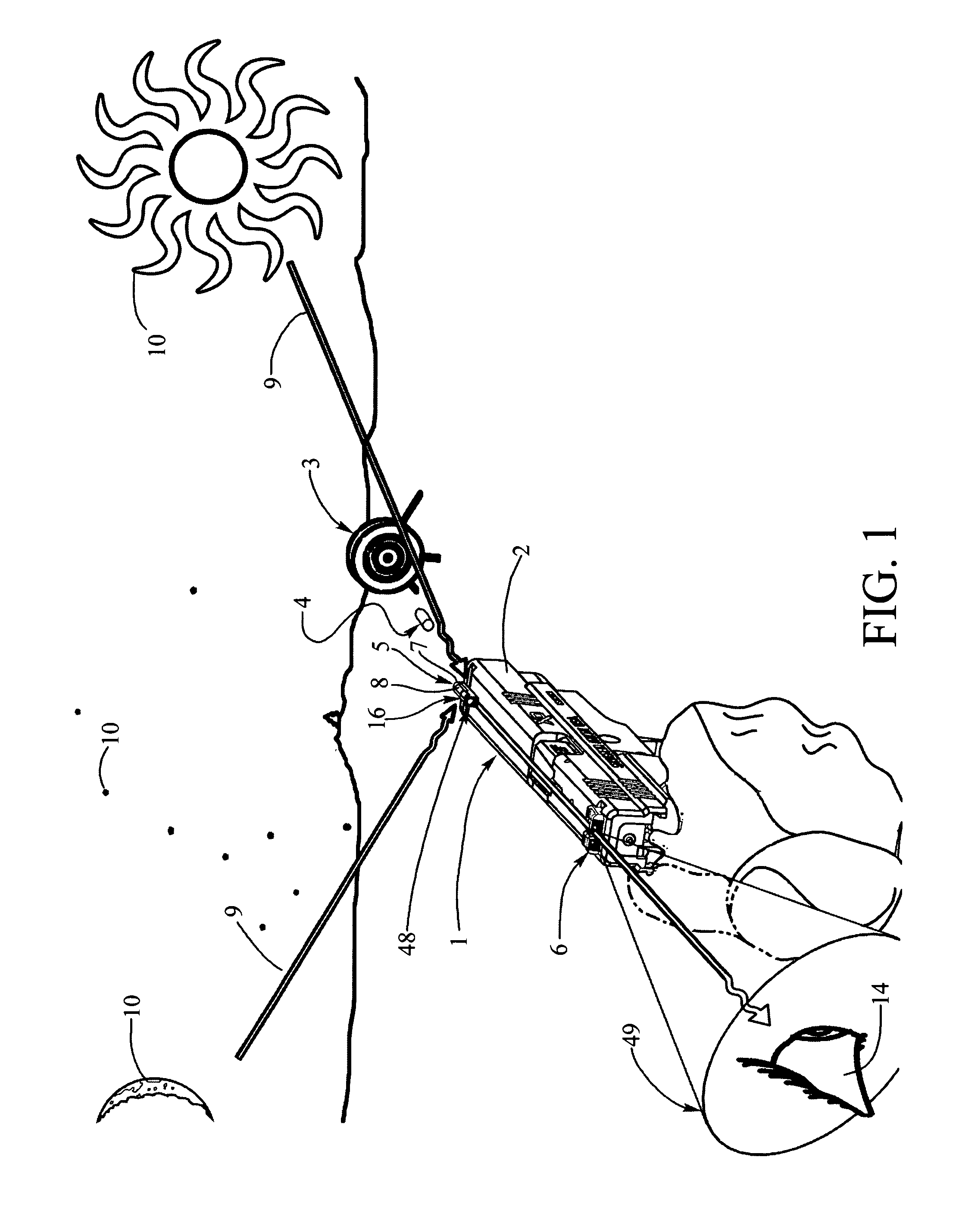 Weapon sight light emission system