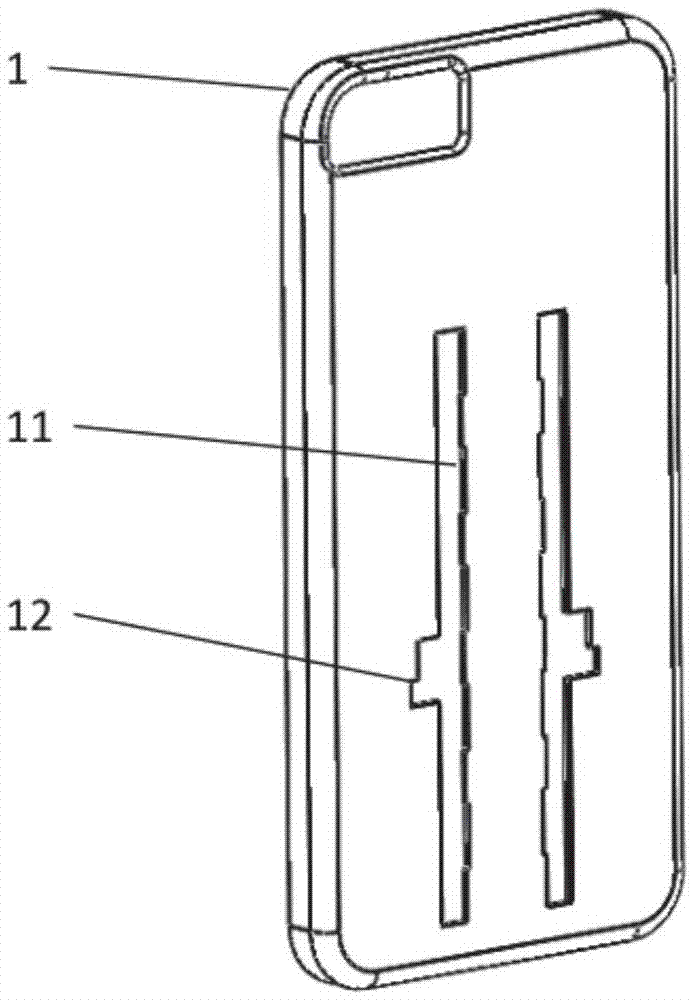 Mobile phone casing having detachable selfie stick