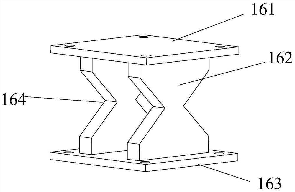 A combined vibration-isolation rubber bearing with deformation ability