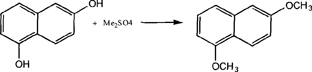 Preparation technique of 1,6-dimethoxynaphthalene