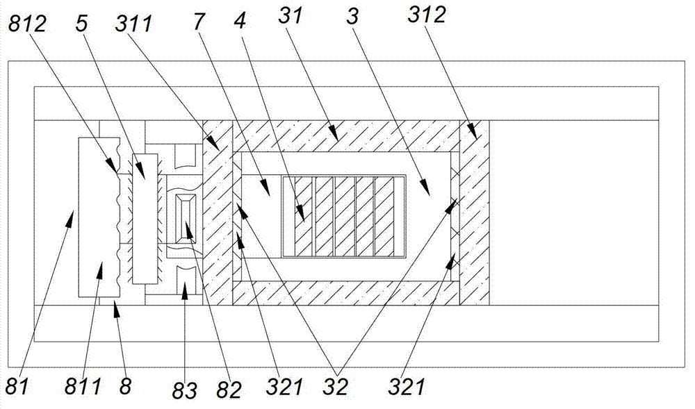 Circulating type automatic iron removing machine