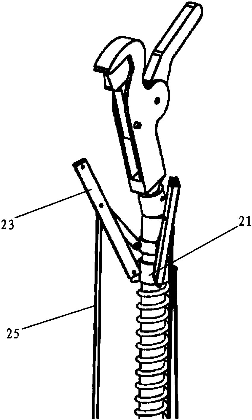 Handheld fruit picker provided with long telescopic rod