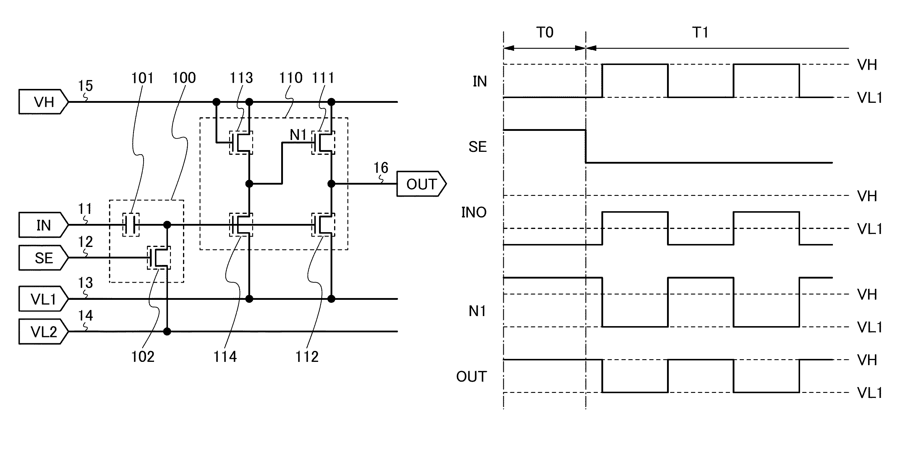 Semiconductor device including a circuit configured to hold an offset voltage