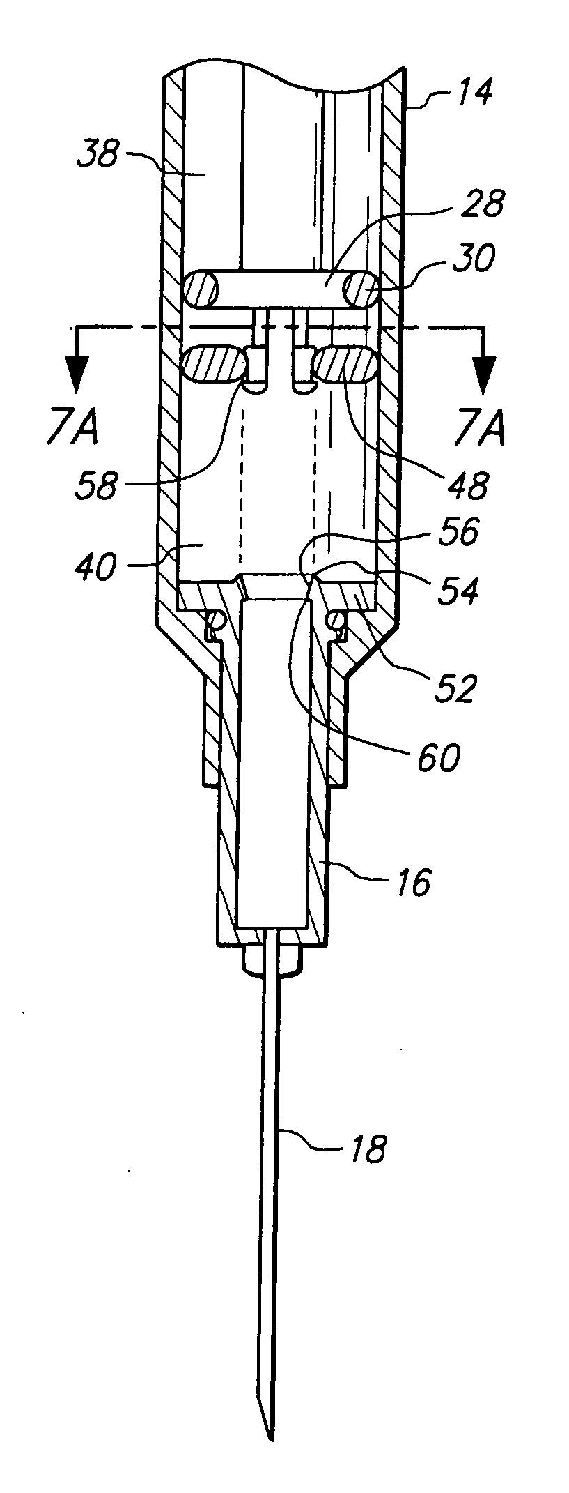 Safety needle syringe braking system