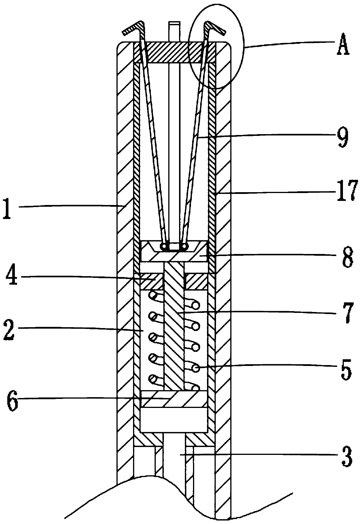 Claw-shaped bile duct and pancreatic stent taking-out instrument