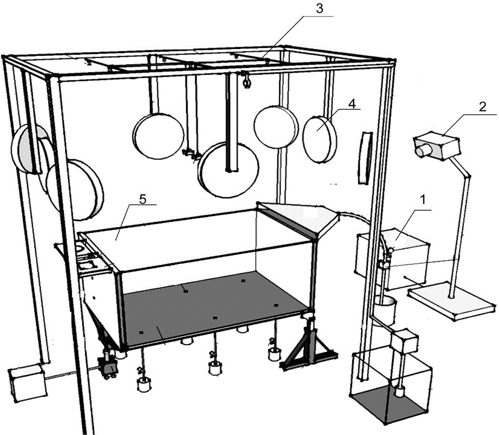 An experimental device and method for rainfall infiltration of mining waste rock piles