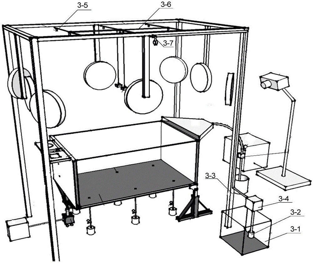 An experimental device and method for rainfall infiltration of mining waste rock piles