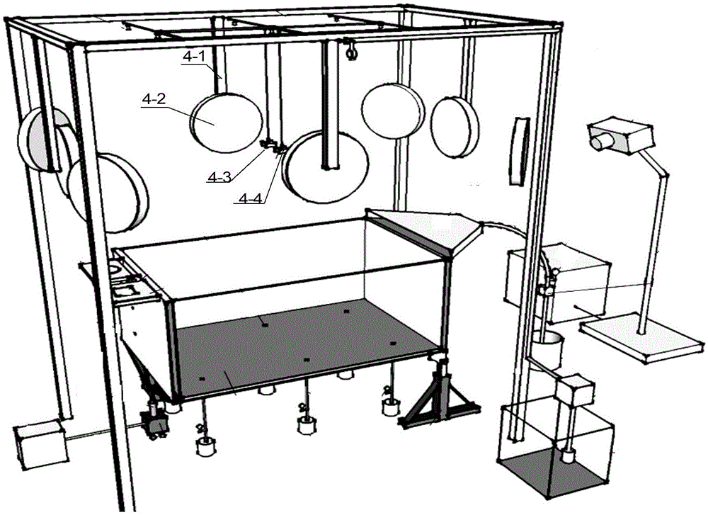 An experimental device and method for rainfall infiltration of mining waste rock piles