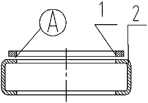 Welding method and special fixture for heavy-duty axle reinforcement ring