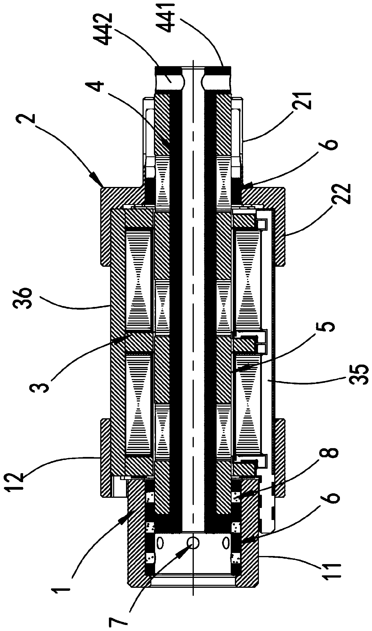 Linear power machine and power tool