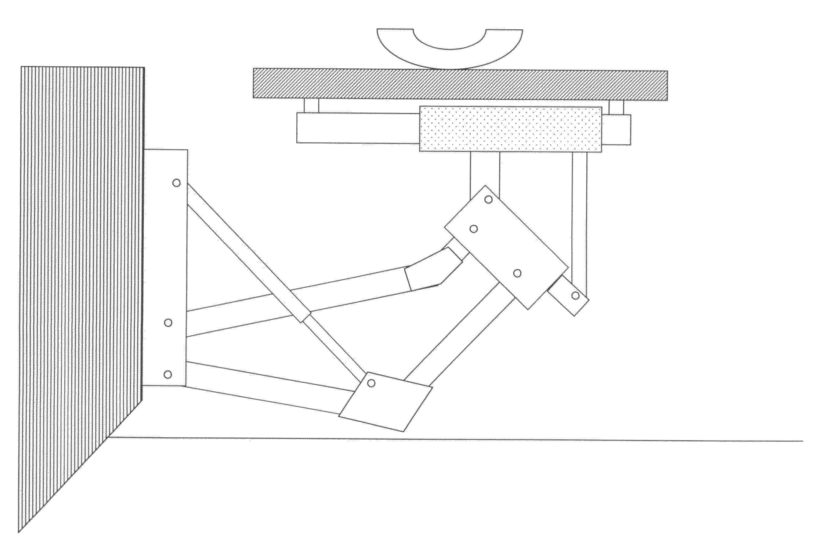 Retractable platform for transom of boat