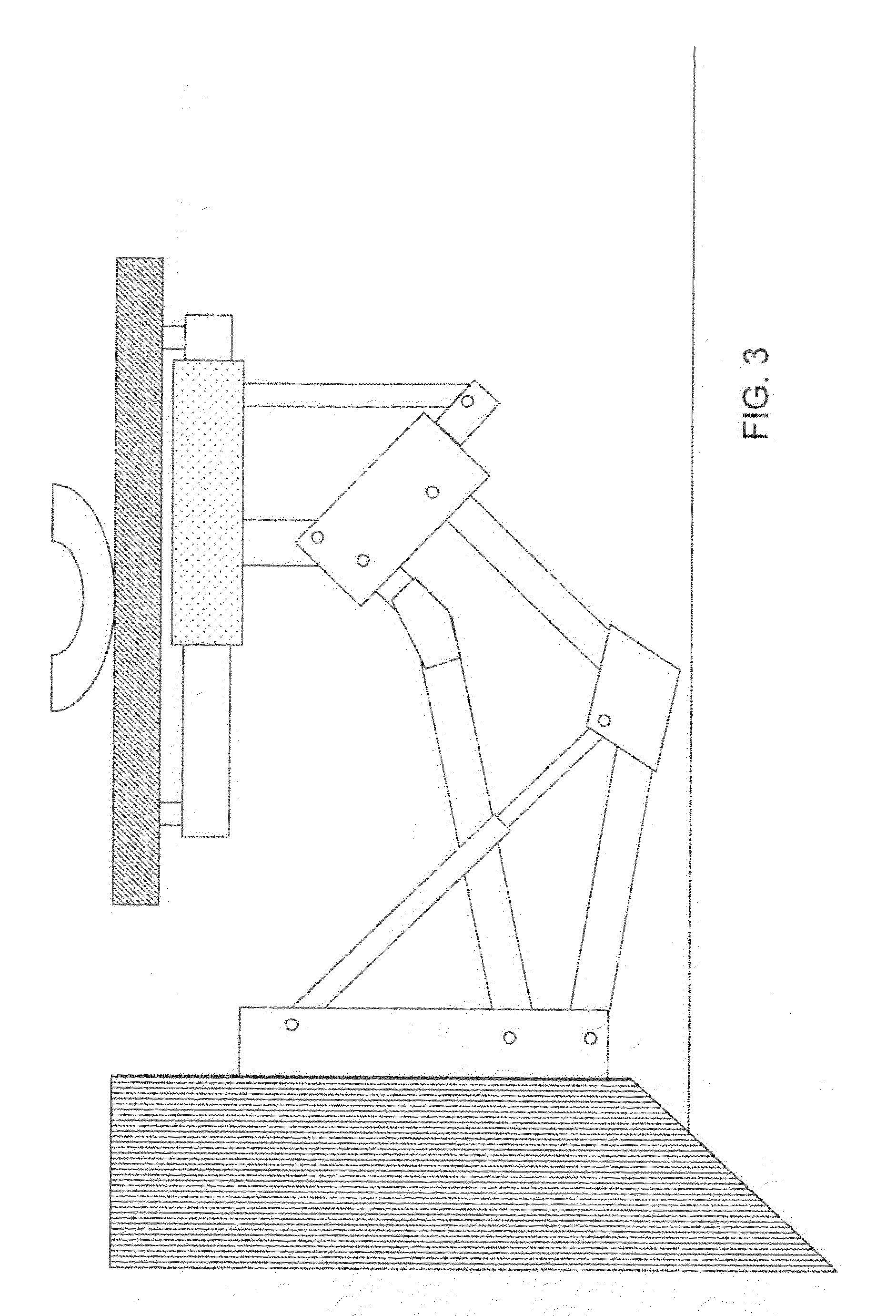 Retractable platform for transom of boat