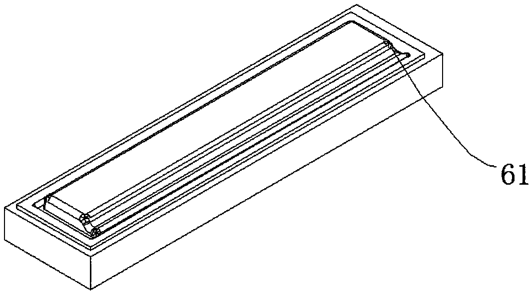 Home appliance door type plate and preparation process thereof