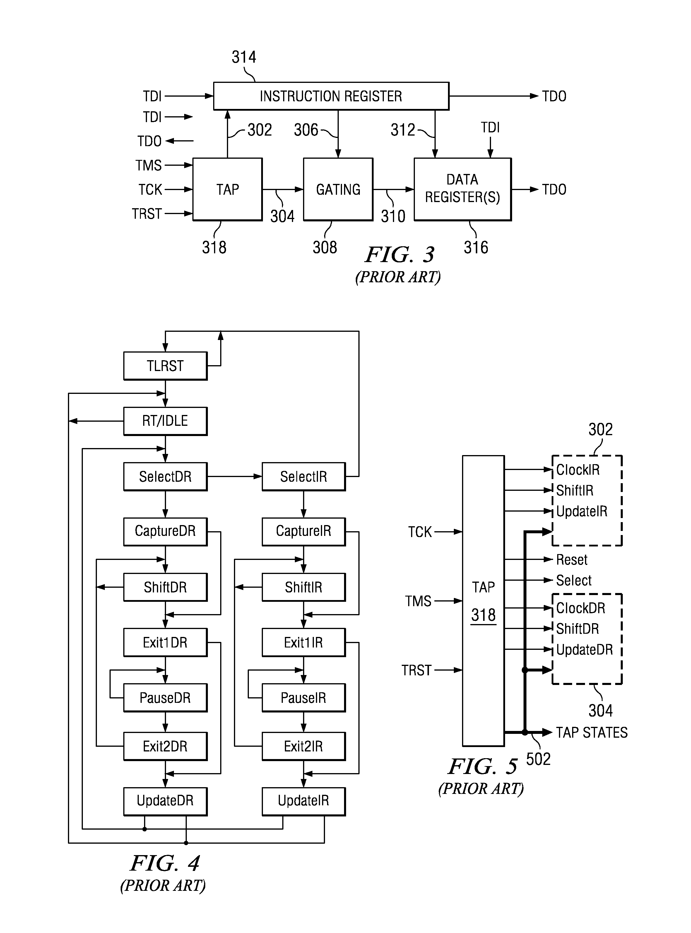 IEEE 1149.1 and p1500 test interfaces combined circuits and processes