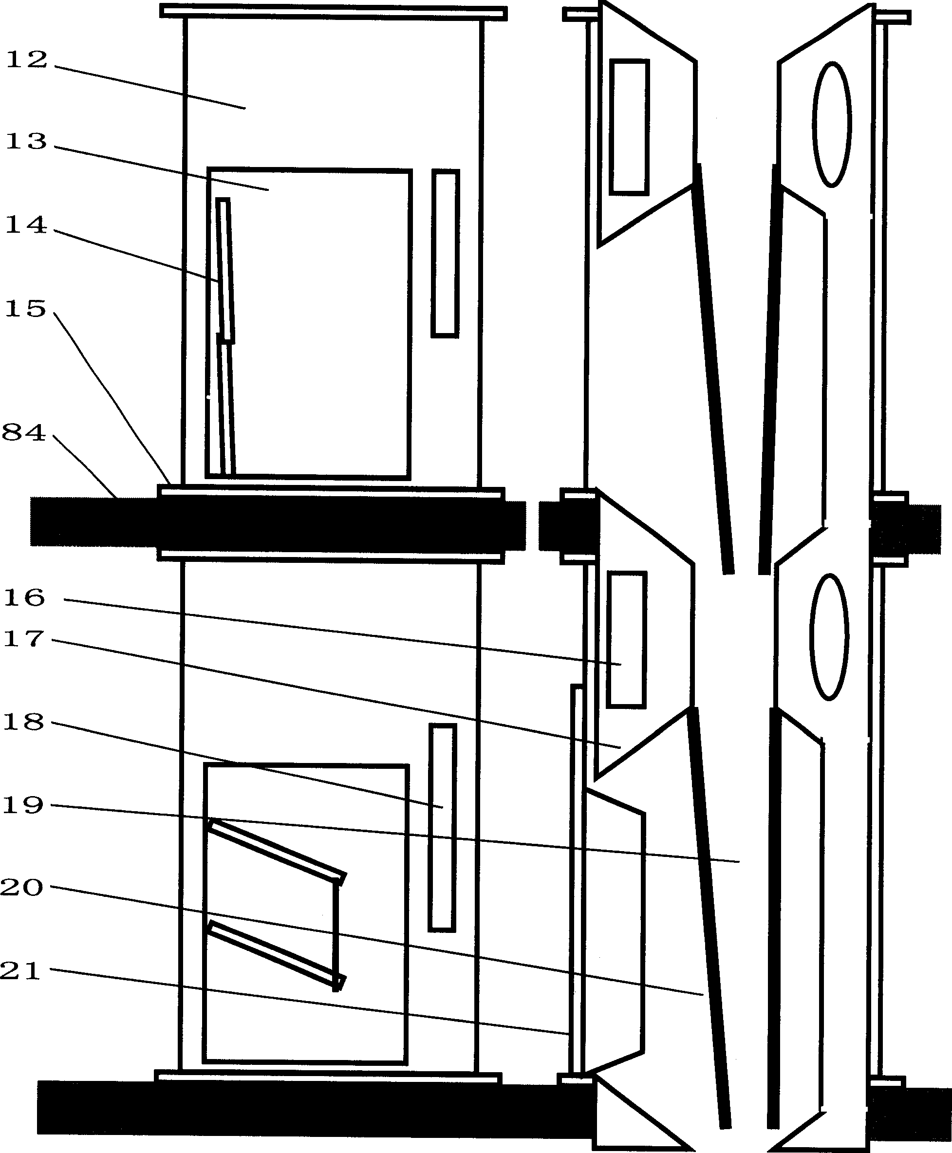 Slide way lifesaving system for high building