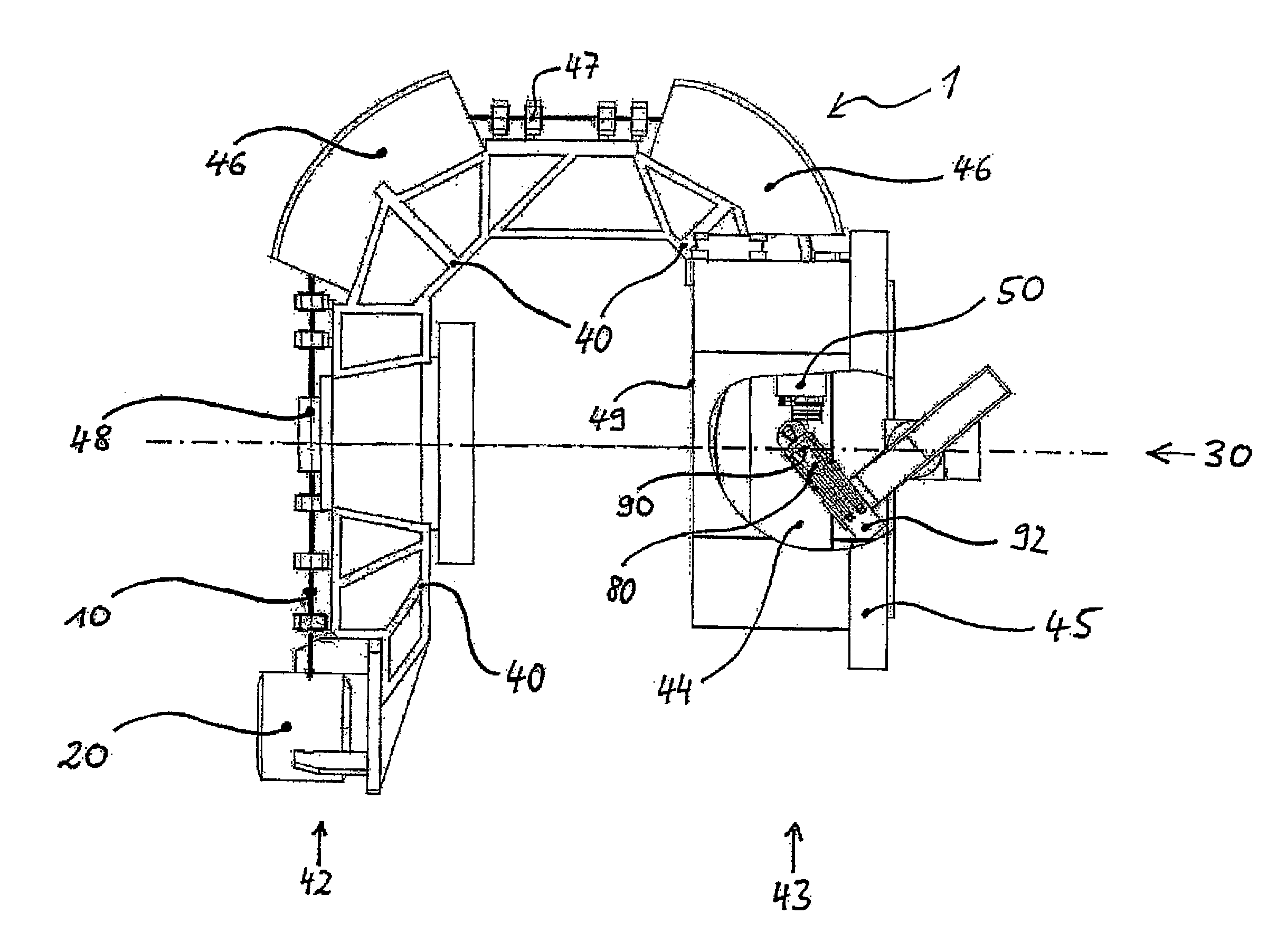 Irradiation device