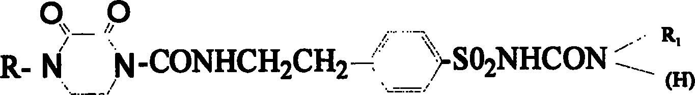 New compound in sulfonyl ureas, and medicine use