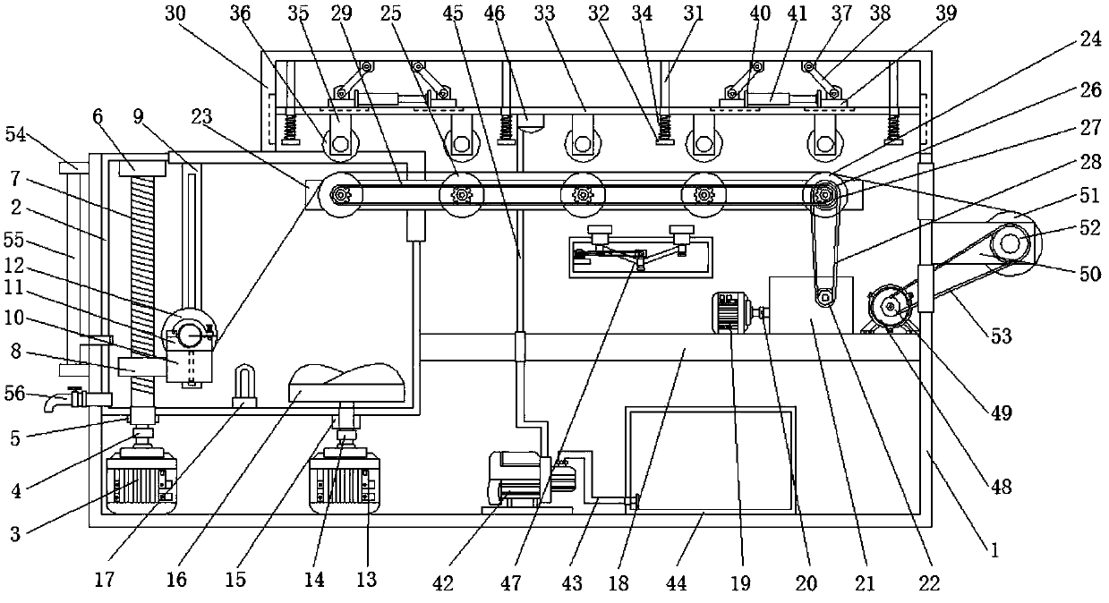 Simple and rapid dyeing device for textile