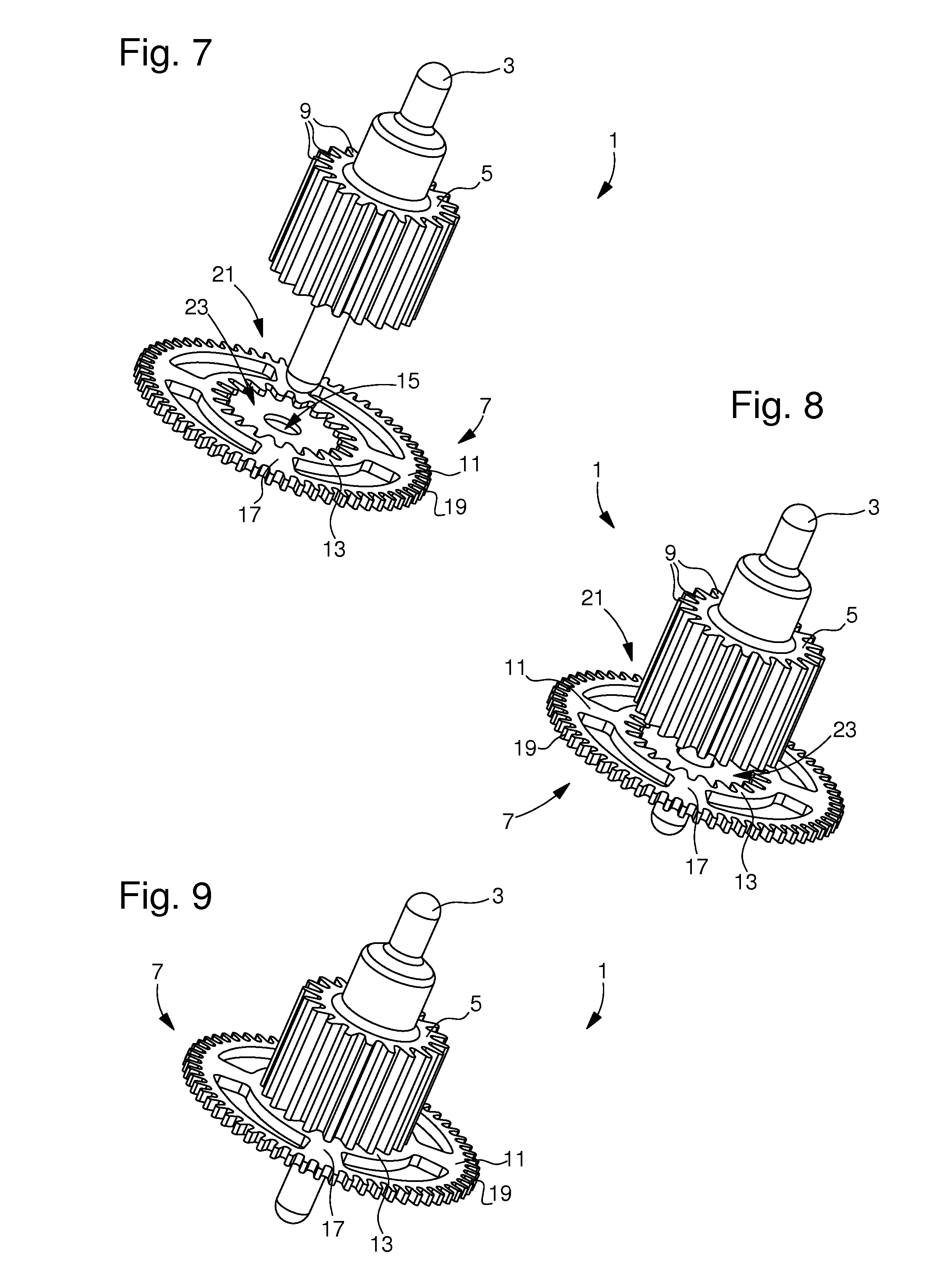 Gear system for a timepiece