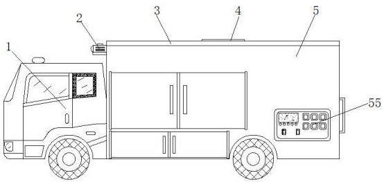 Off-road chassis generator car