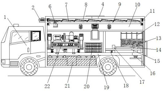 Off-road chassis generator car