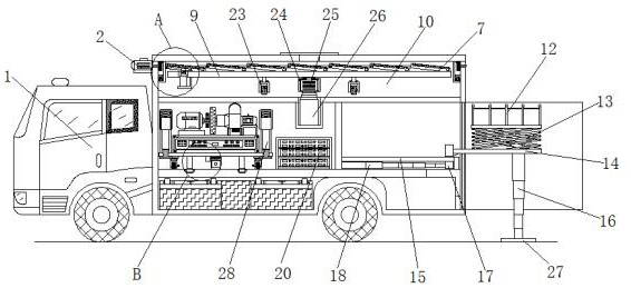 Off-road chassis generator car