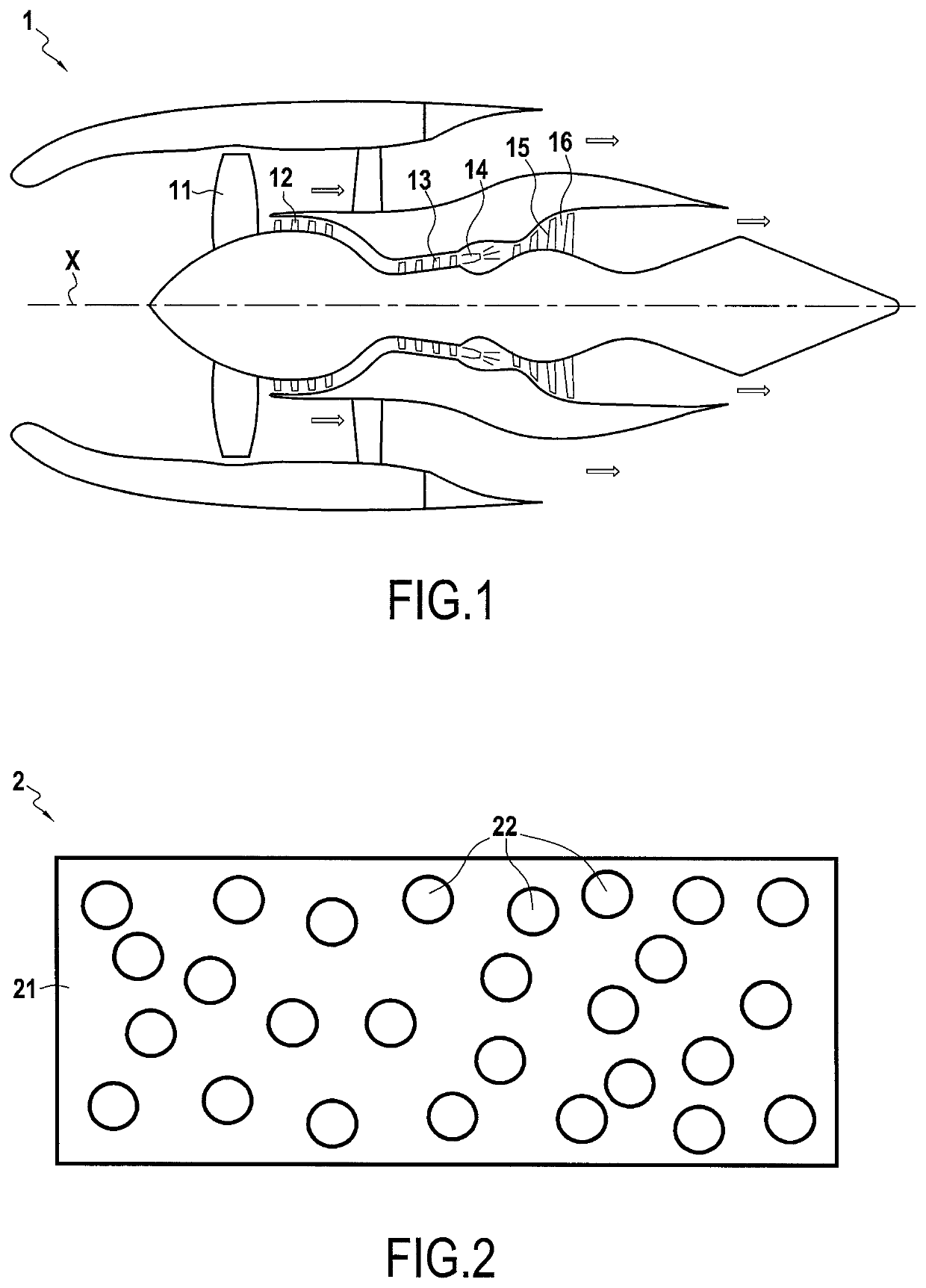 Abradable coating for rotating blades of a turbomachine