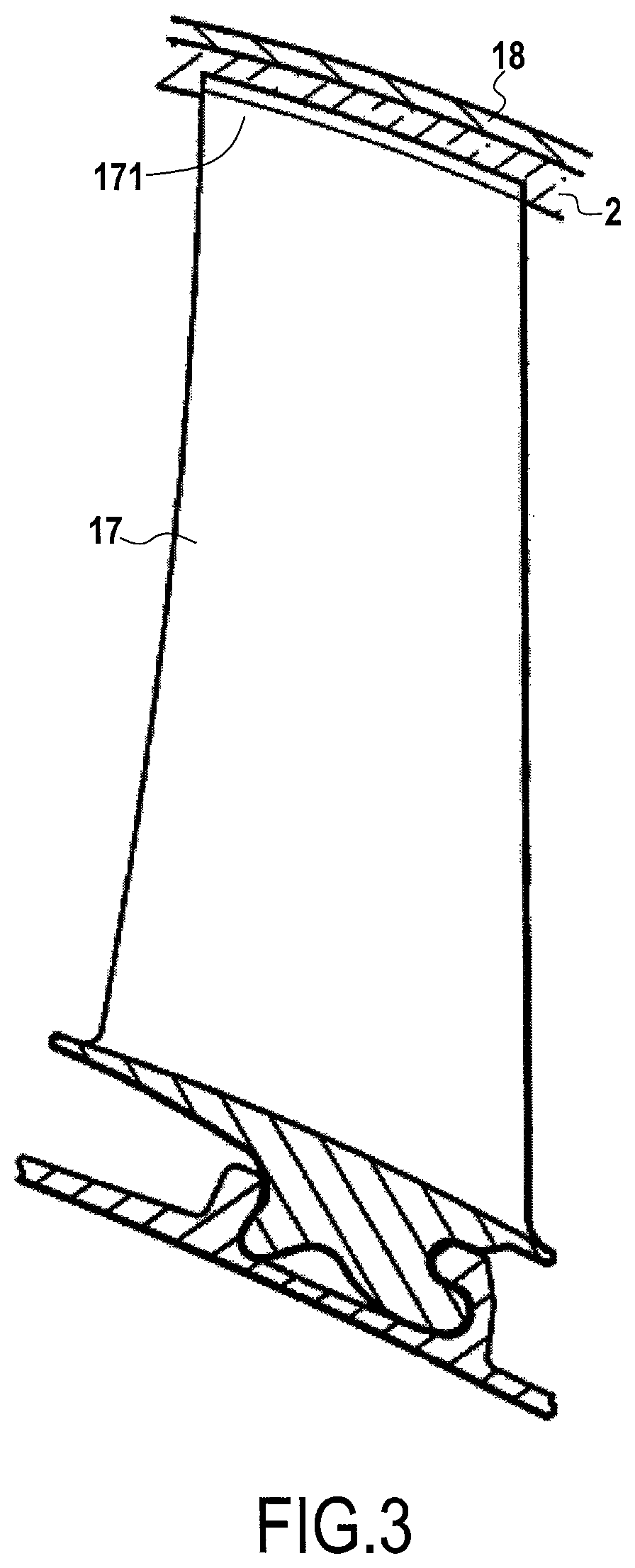 Abradable coating for rotating blades of a turbomachine