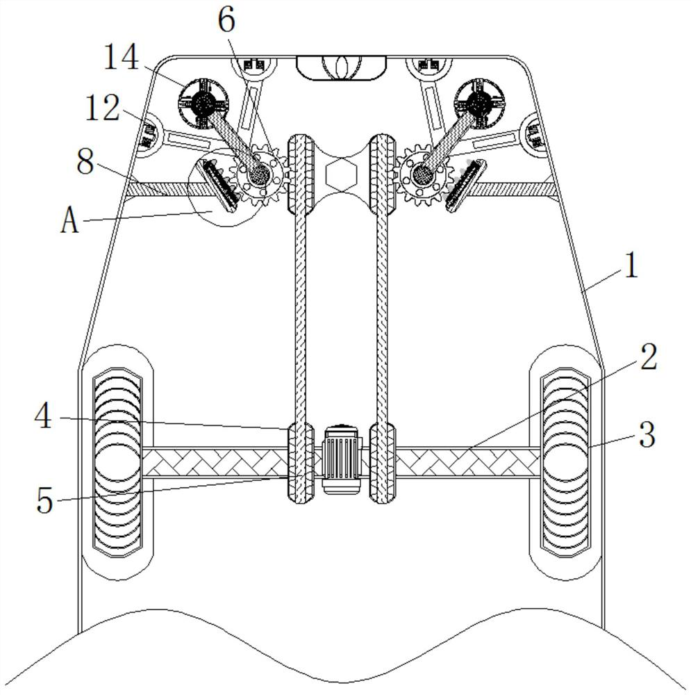 Energy-saving and environment-friendly weeding equipment for agricultural production