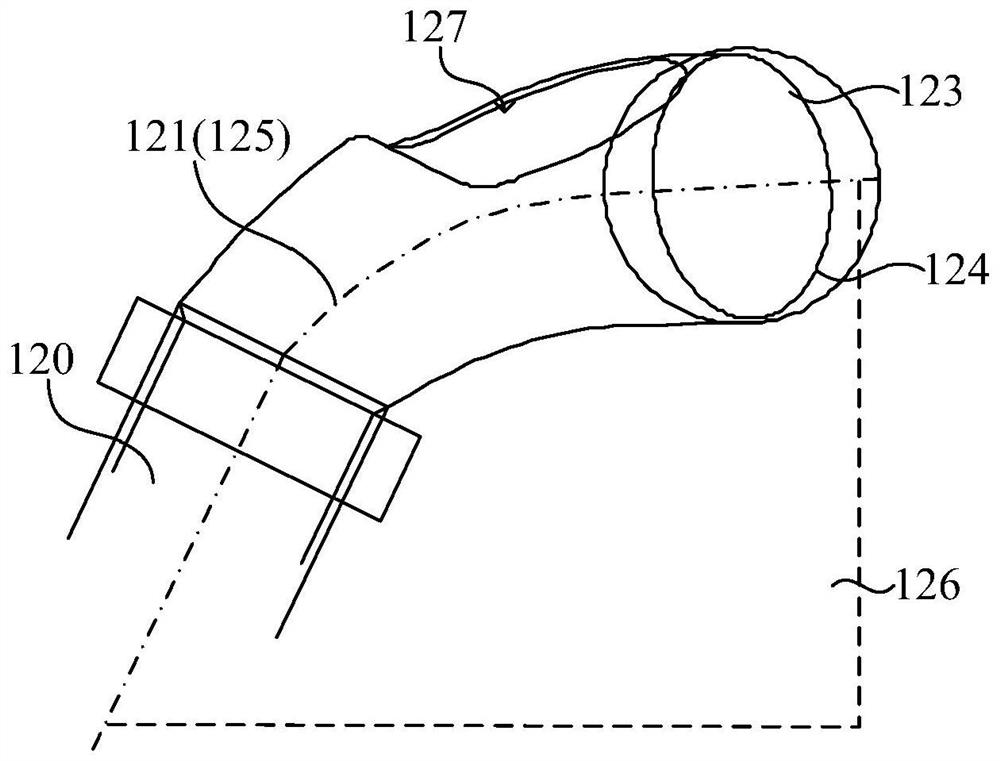 Secondary air supplementing device and engine