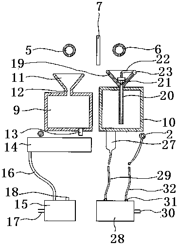 Color steel adhesive glue recovery device and recovery method