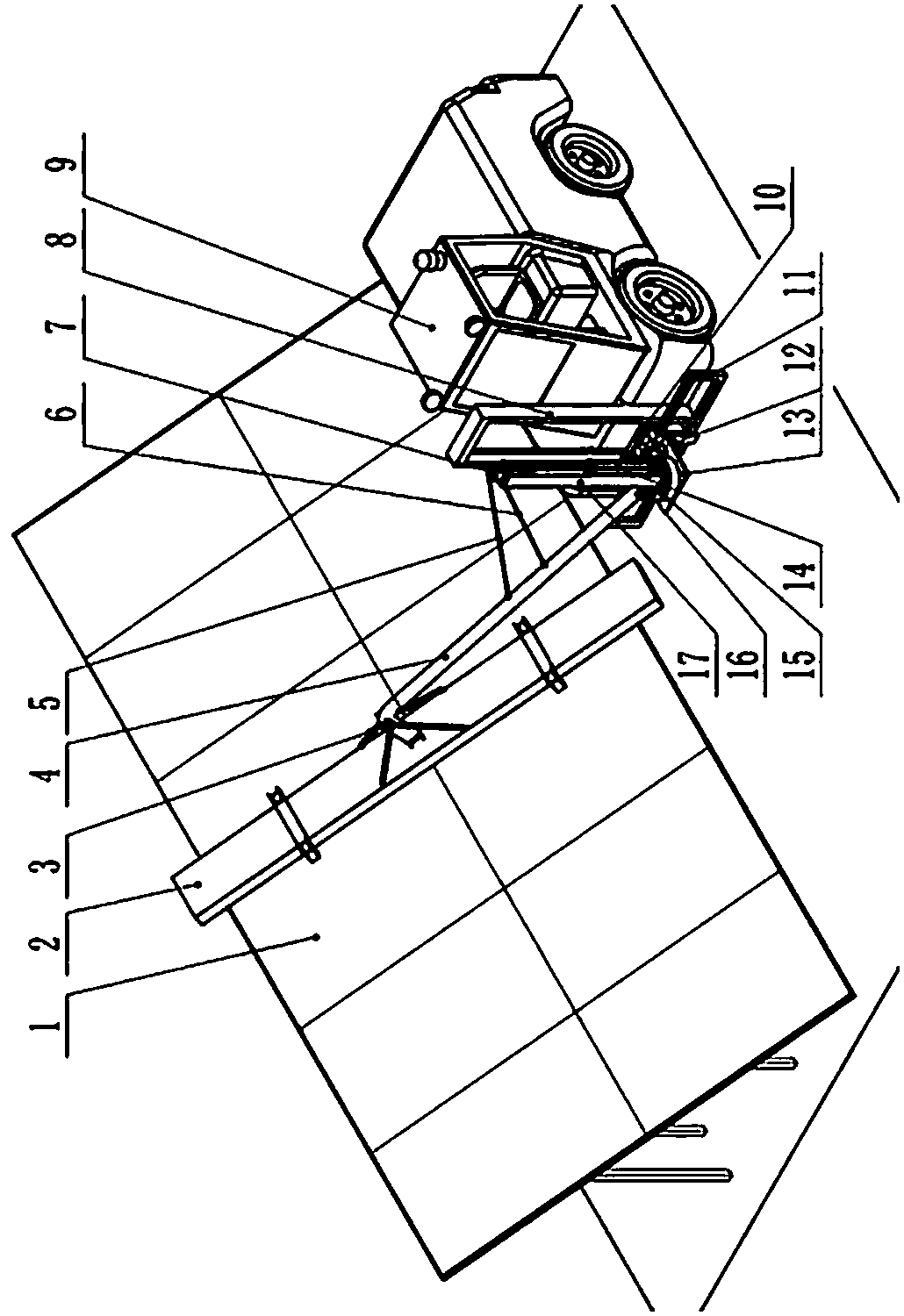 Efficient dust removal device for solar photovoltaic panel