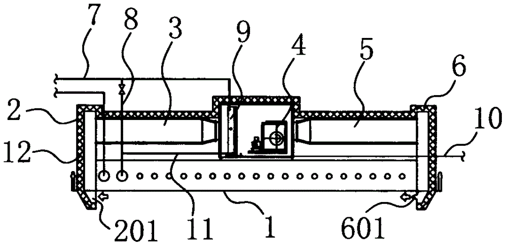 Anti-condensation air conditioning radiant panel and work method thereof