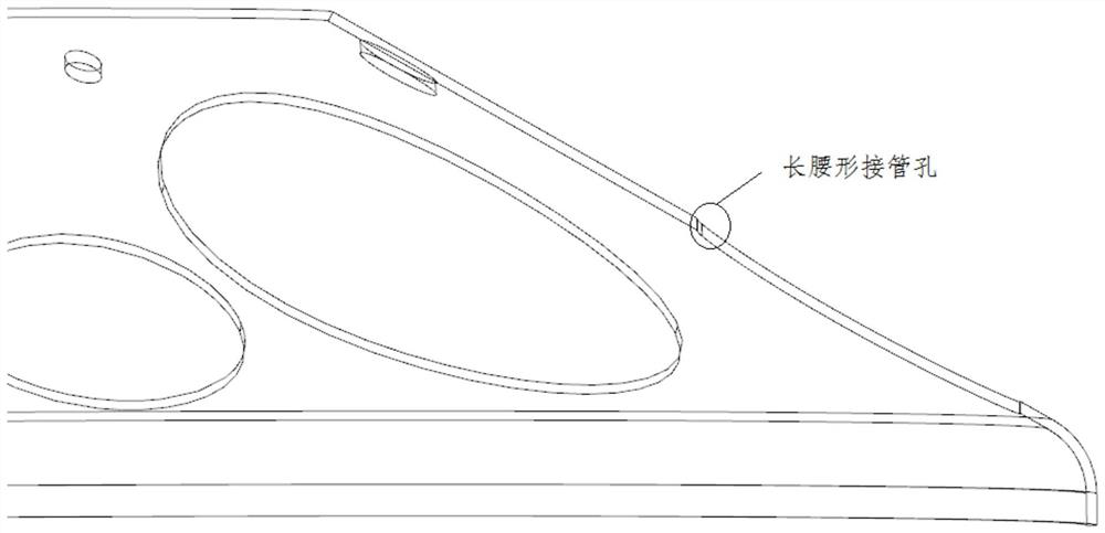 Numerical control machining method for multi-type large-diameter space pipe connecting holes in ultra-large type end socket