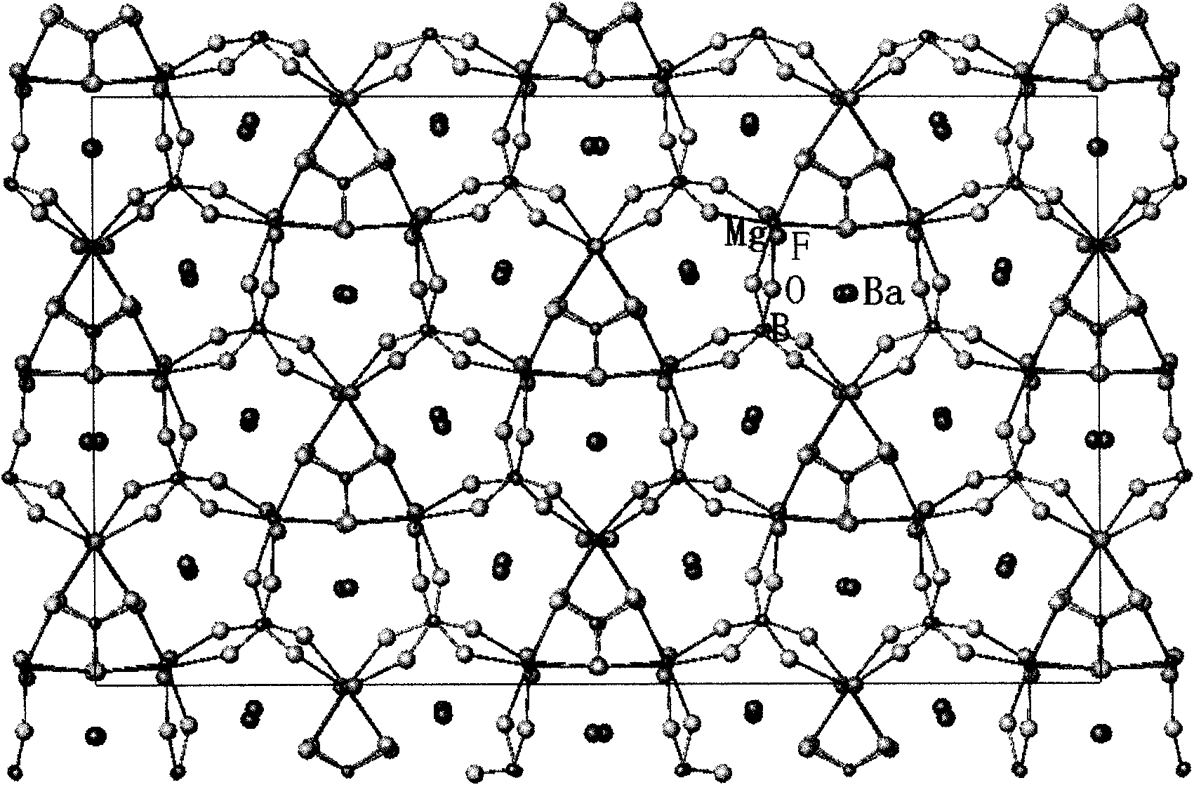 BaMgBO3F non-linear optical crystal, preparation method and applications thereof