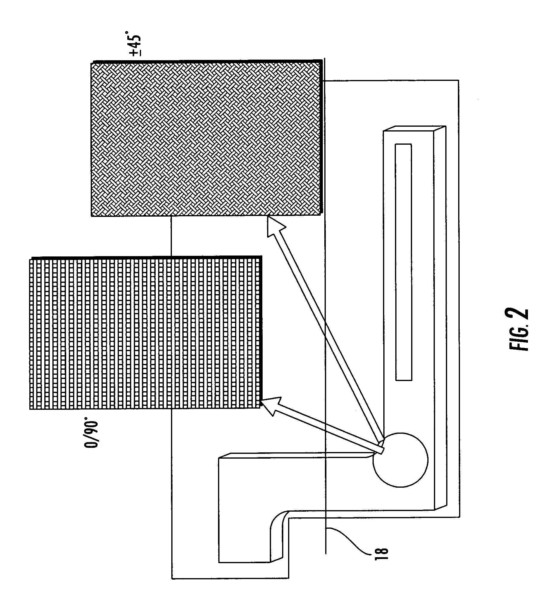 Stacked laminate fiber wrapped segment