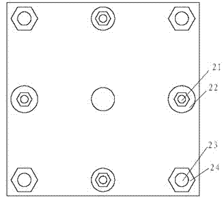 Tensile load applying device for concrete chloride ion permeability test and test method