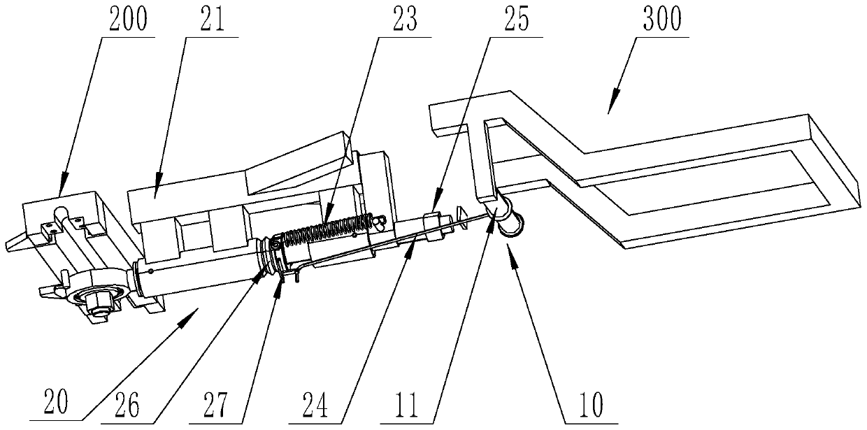 A booster device for a robot in a scenic spot