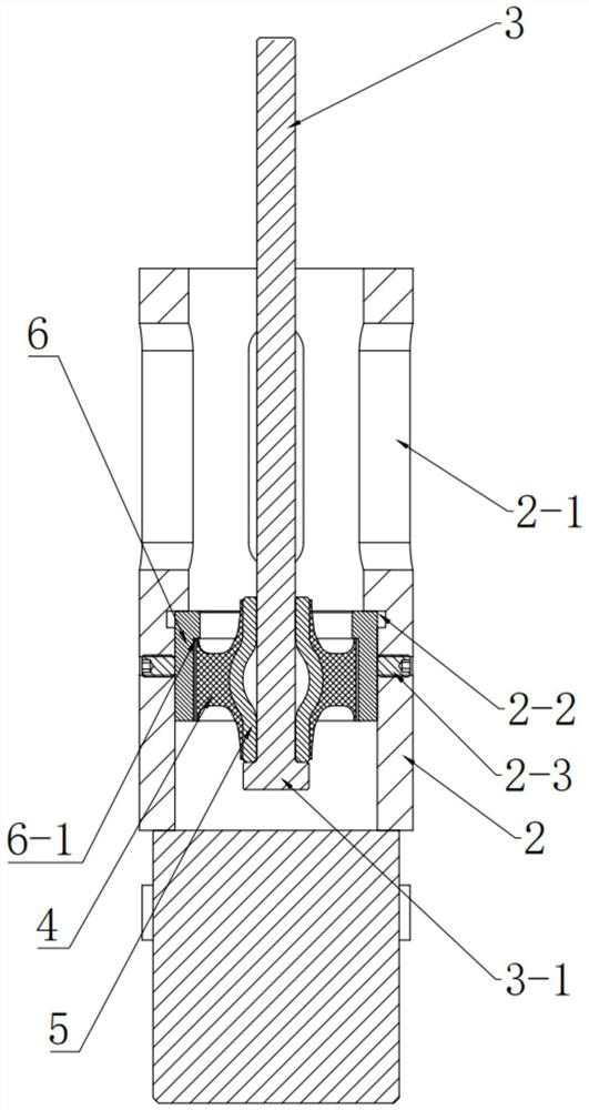 Swing arm bushing rubber and framework pull-off test tool