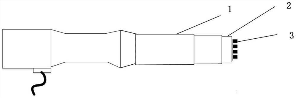 Electrically controllable radiofrequency ablation device with variable radiation direction