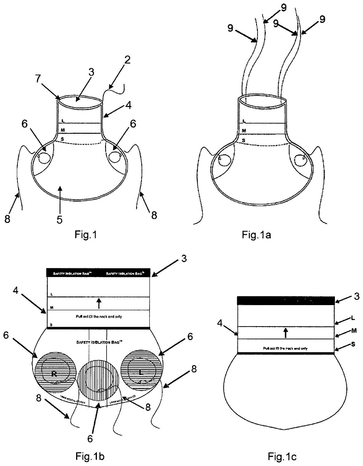 Safety isolation bags for intra abdominal, endoscopic procedures, power morcellation and vaginal morcellation