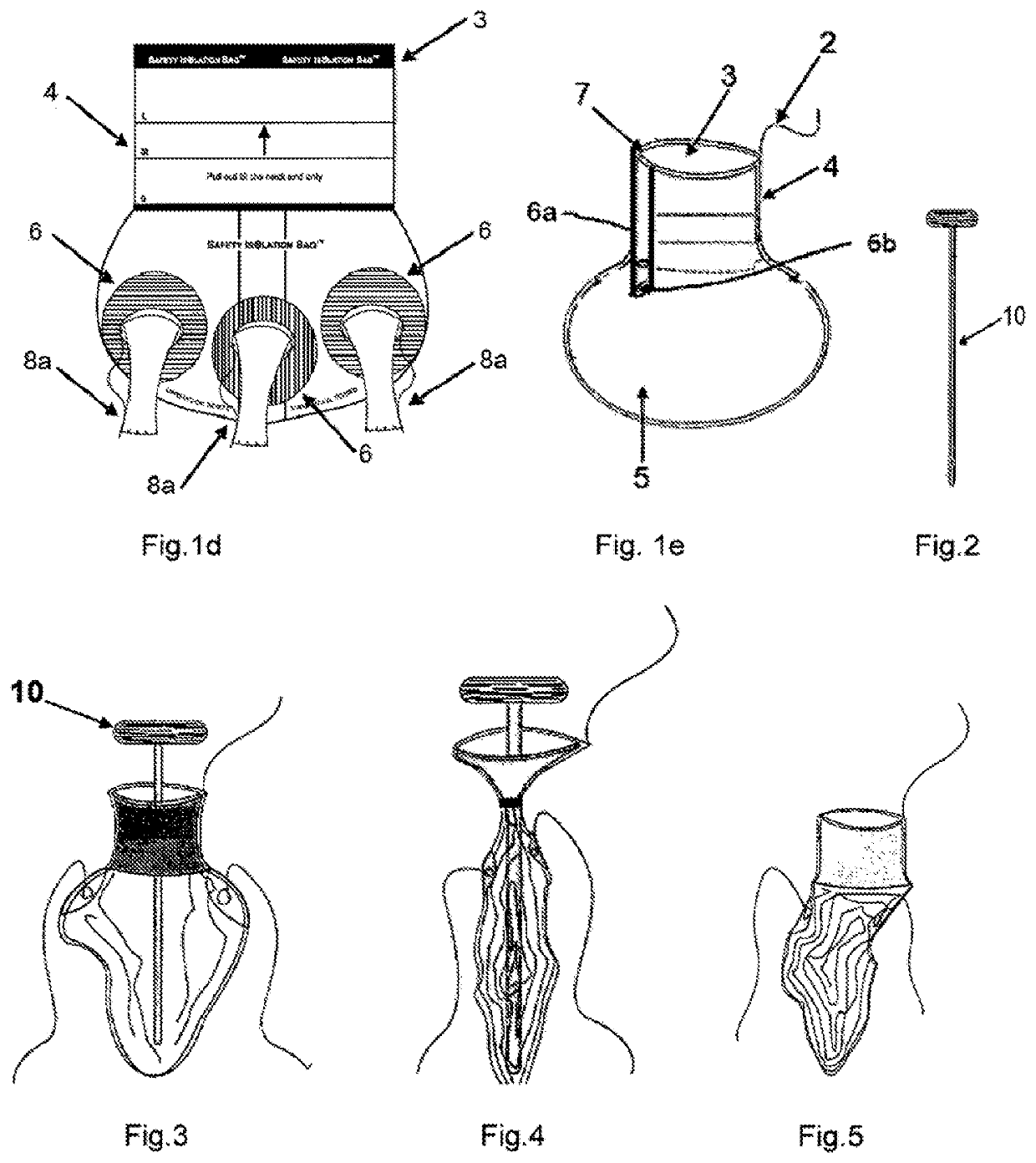 Safety isolation bags for intra abdominal, endoscopic procedures, power morcellation and vaginal morcellation