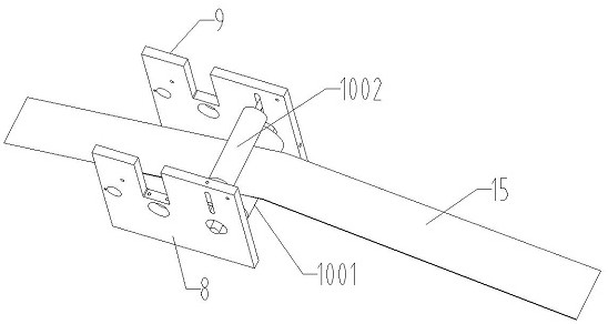 A paper oblique folding machine