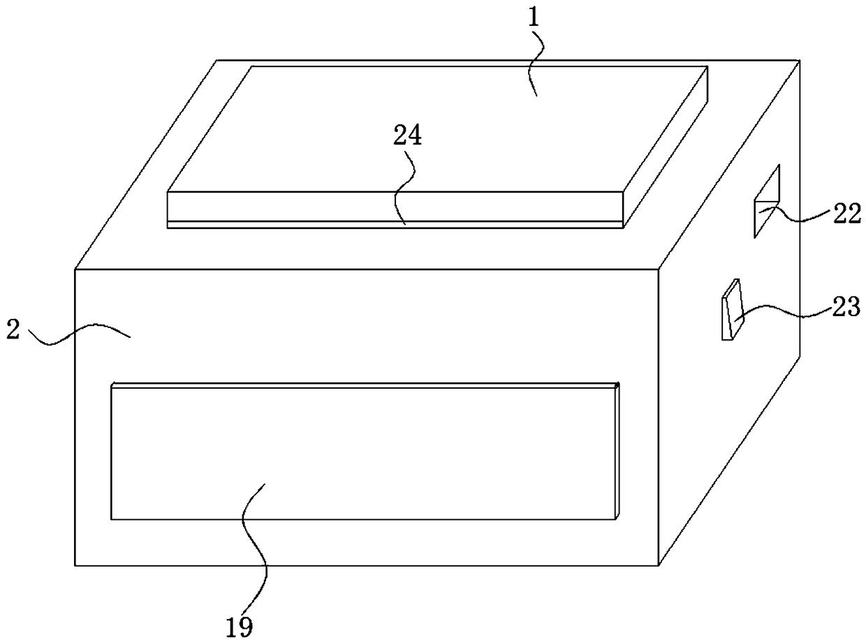 Closed eraser box