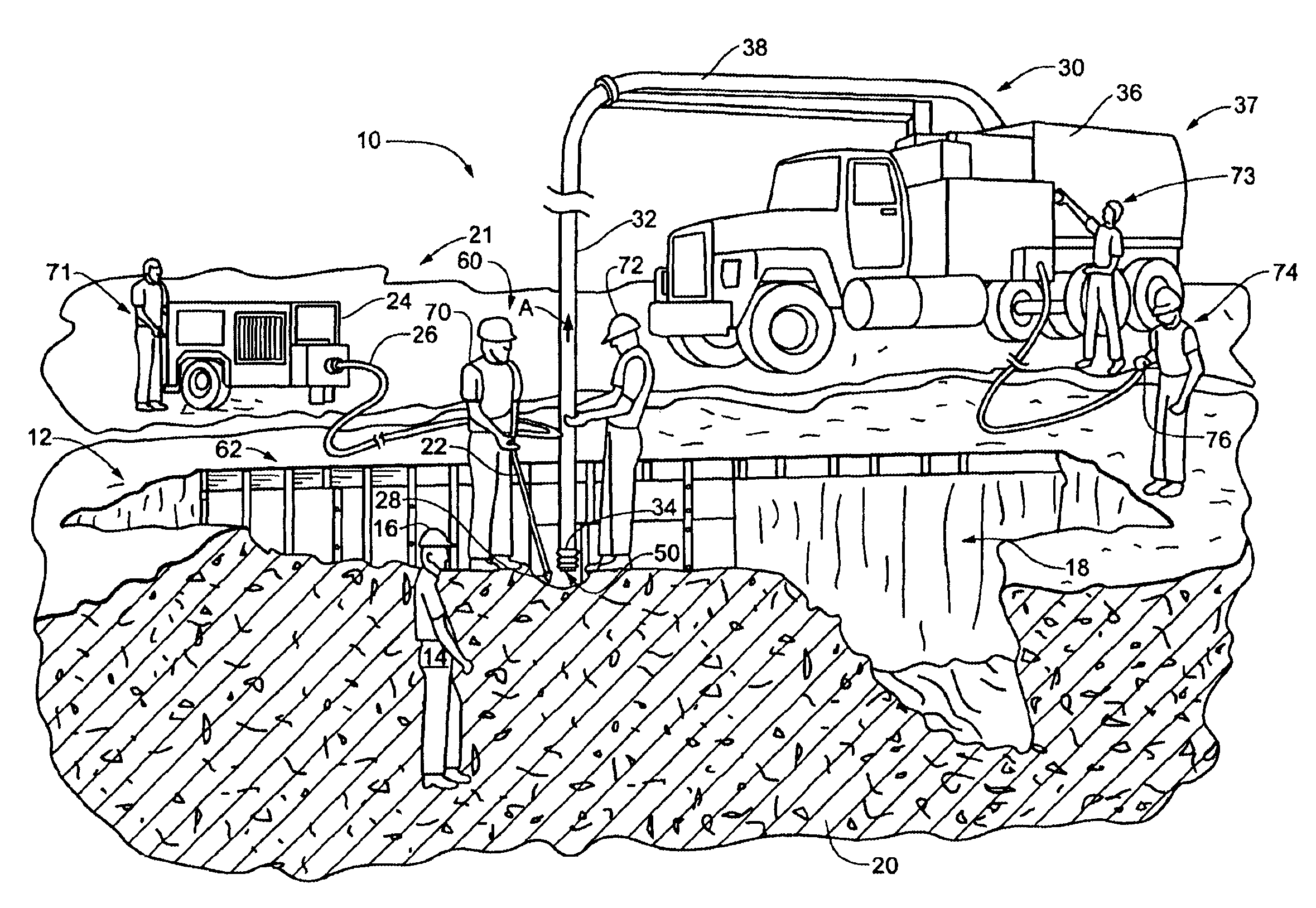 Engulfment rescue device and method