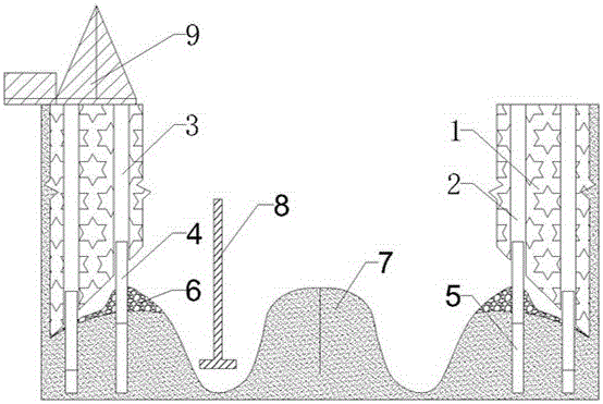 Novel explosion sinking assistance method for open caisson