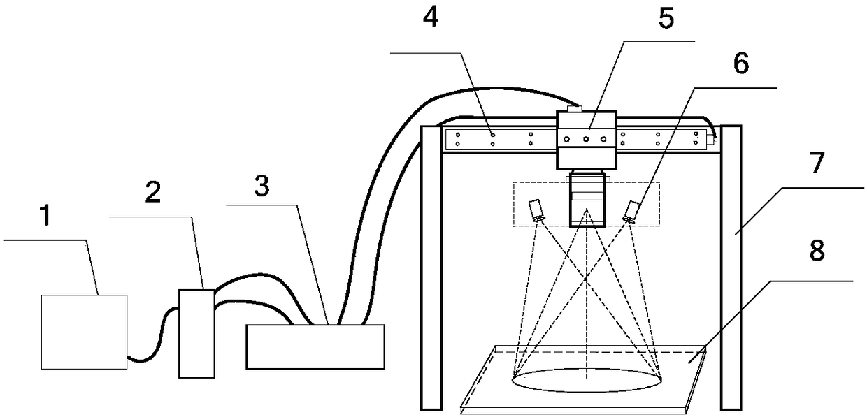 Spectrum detection system for skin disease diagnosis and establishment method for classifier model