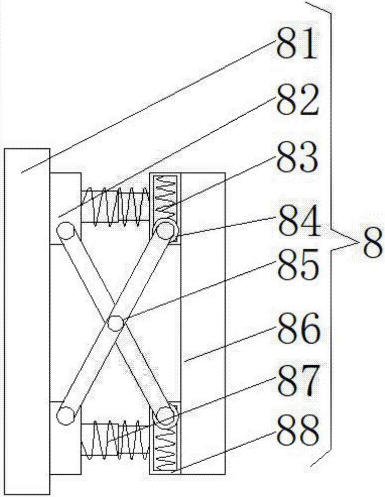 Stable drilling device used for computer mainframe case structure